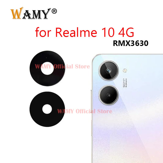 1 Set New Rear Back Camera Glass Lens Replacement for Realme 10 4G 5G With Adhesive Sticker RMX3630 RMX3663