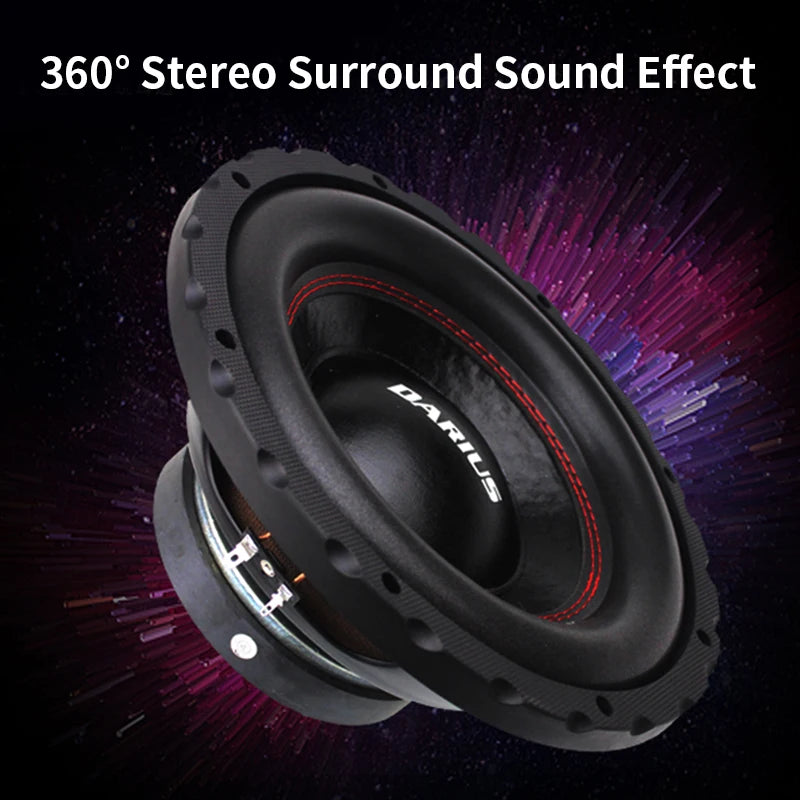 10/12 Inch 300/330W Dual Magnetic Dual Coil Passive Speaker Super Subwoofer Car Audio Fever DIY High Power Car Speaker
