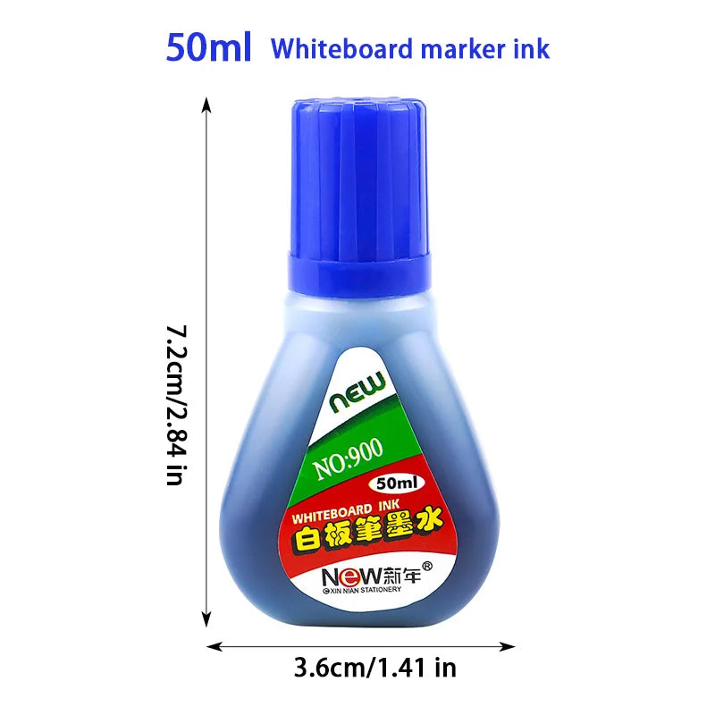 10pcs Whiteboard Marker Set,2.0mm Nib,Black Blue Red High-Volume Ink,Office Teaching Pen,Clear Handwriting & Easy Erasure L-528