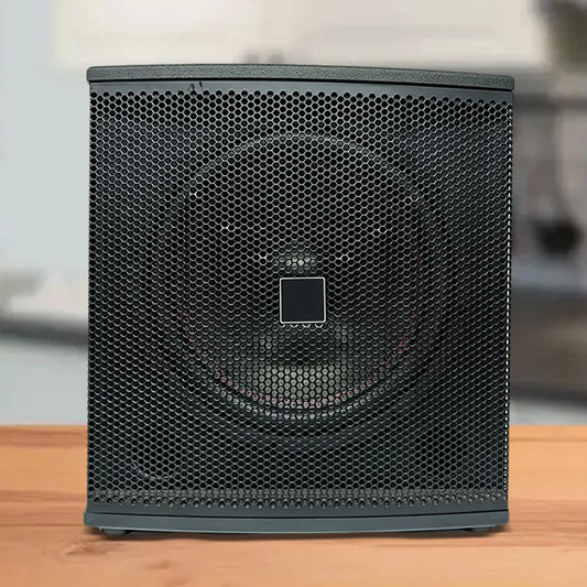 12/15 Inch Powered Subwoofer Speaker 300W Active Speakers High Power Deep Bass Sound Audio Box for Bar Home Stage Karaoke Party