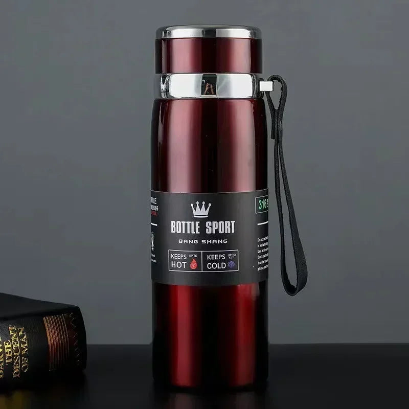 1L Thermal Water Bottle Keep Cold and Hot Water Bottle Thermos for Coffee Tea Water Vacuum Flasks Stainless Steel Thermos Bottle