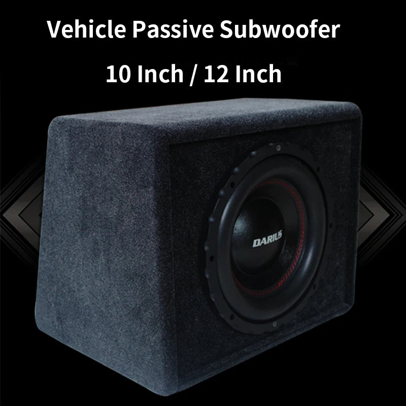 10/12 Inch 300/330W Dual Magnetic Dual Coil Passive Speaker Super Subwoofer Car Audio Fever DIY High Power Car Speaker