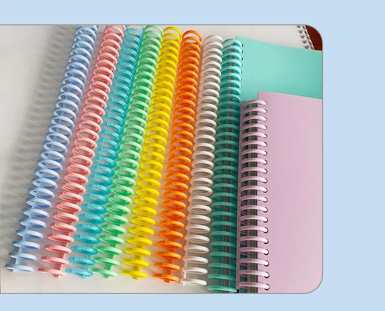19mm 30 Ring A4 Binders Plastic B5 Binding Buckle Ring Notebook Clip Detachable Plastic Loose-leaf Binder Rings Notebook Binding