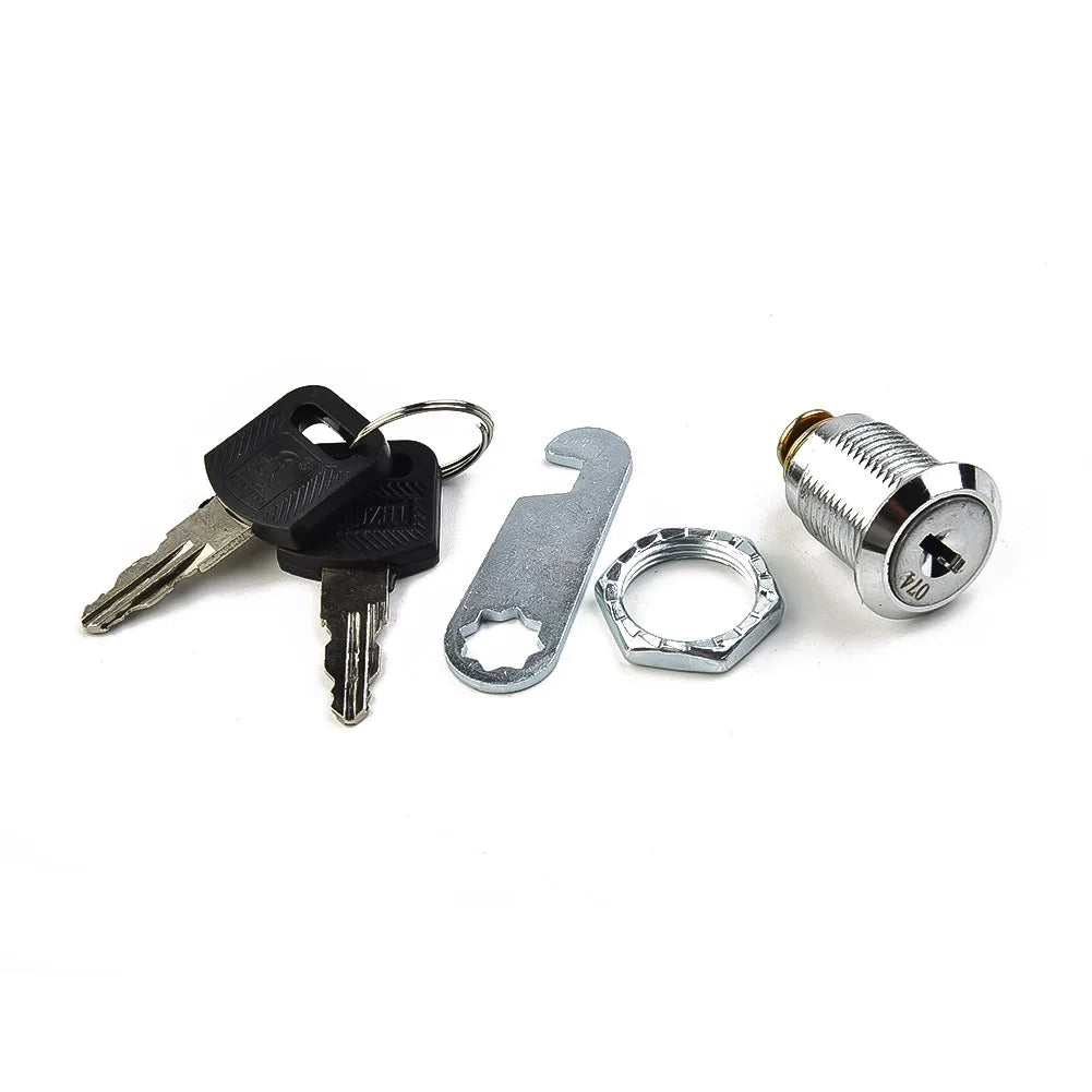16/20/25/30mm Cam Lock Door Barrel Drawer Cabinet Mail Box Locker Cupboard + 2 Keys Cabinet Office Desk Letter Box Cam Locks