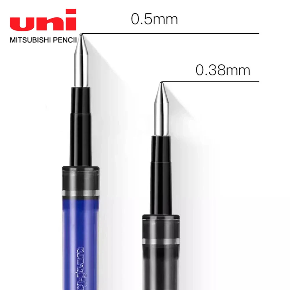 10PCS Uni-ball One Gel Pen Refill UMR-05S/UMR-38S Applicable To UMN-SP/UMN-SF Back To School Japanese Stationery 0.38mm/0.5mm