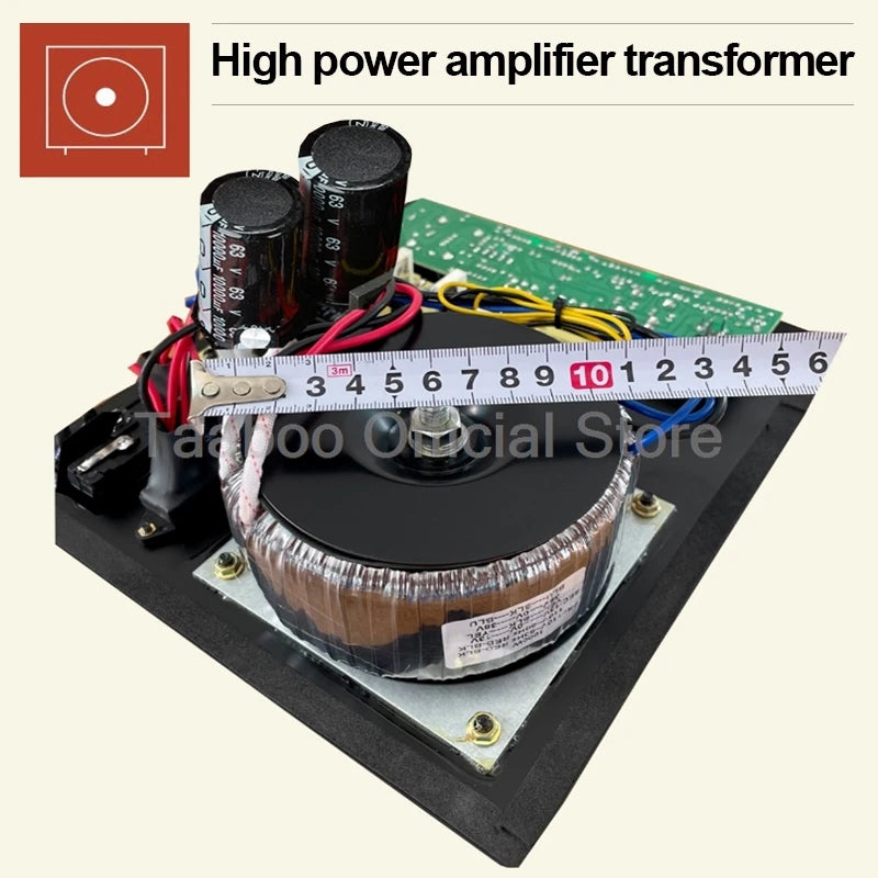 12/10 Inch Active Subwoofer Speaker High Power HiFi Fever Wooden Subwoofer Home Theater Audio Sound Box For AMP/PC/TV/DVD/CD