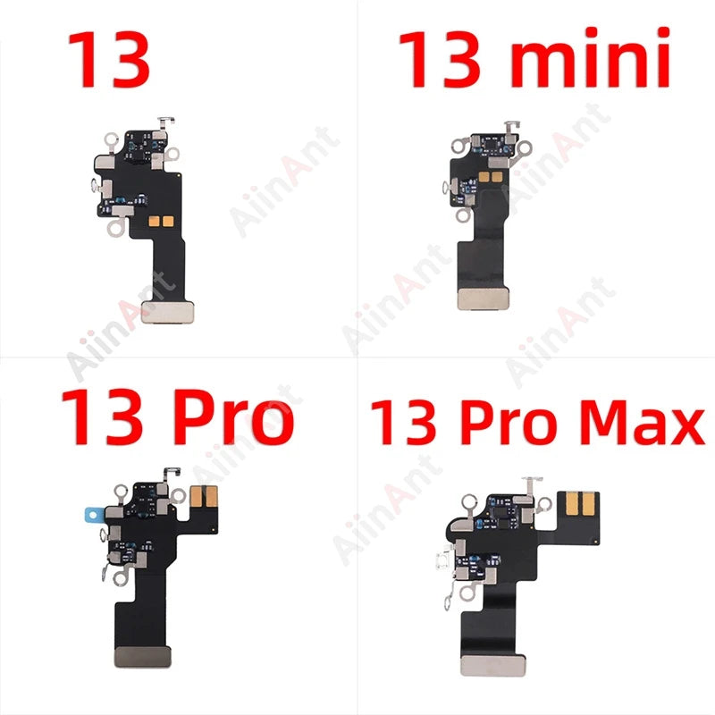100% Test AiinAnt Bluetooth GPS Cellular Antenna NFC WI-FI Signal Wifi Flex Cable For iPhone 13 Pro Max mini with Sticker