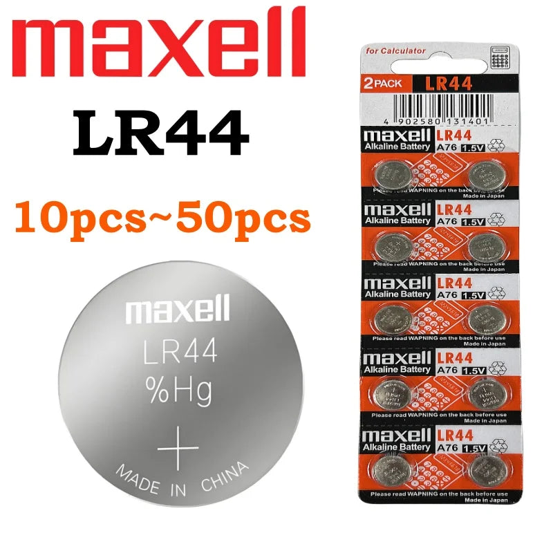 10-50pcs LR44 For A76 LR44 AG13 357 SR1154 LR1154 SR44 LR 44 Alkaline Batteries For Calculator Toy Remote Button Coin