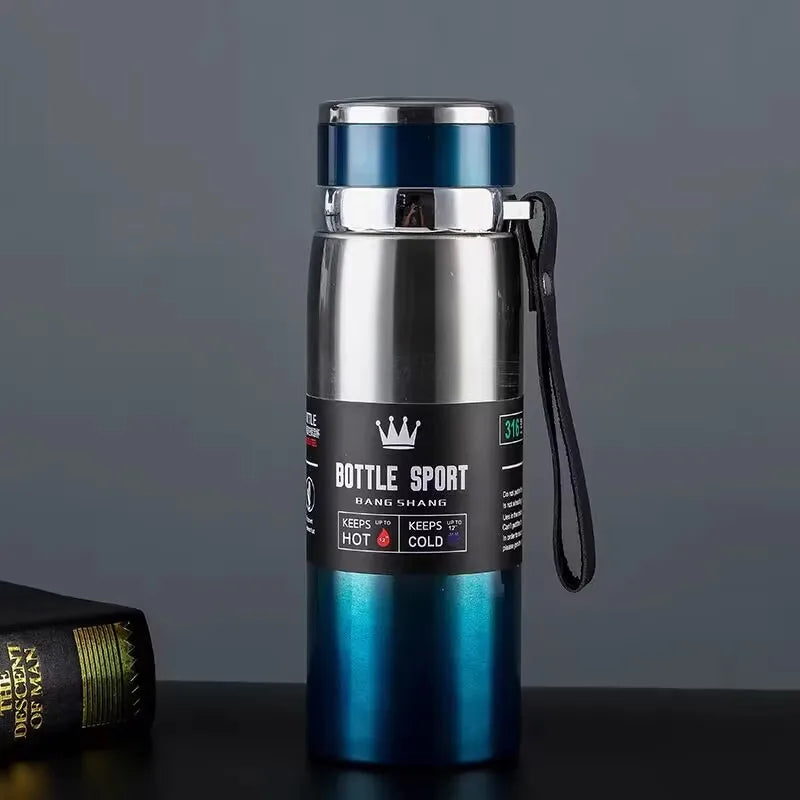 1L Thermal Water Bottle Keep Cold and Hot Water Bottle Thermos for Coffee Tea Water Vacuum Flasks Stainless Steel Thermos Bottle