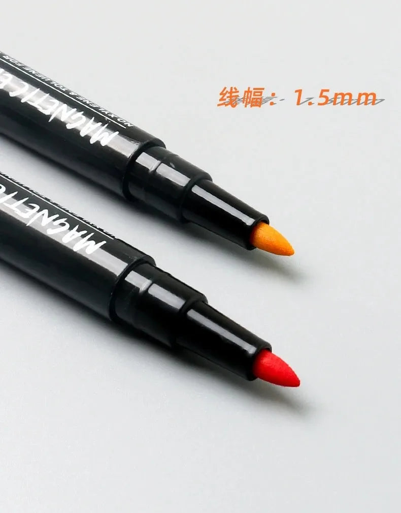 12Colors School Classroom Whiteboard Pen Dry White Board Markers Built In Eraser Student Children's Drawing Pen Stationery