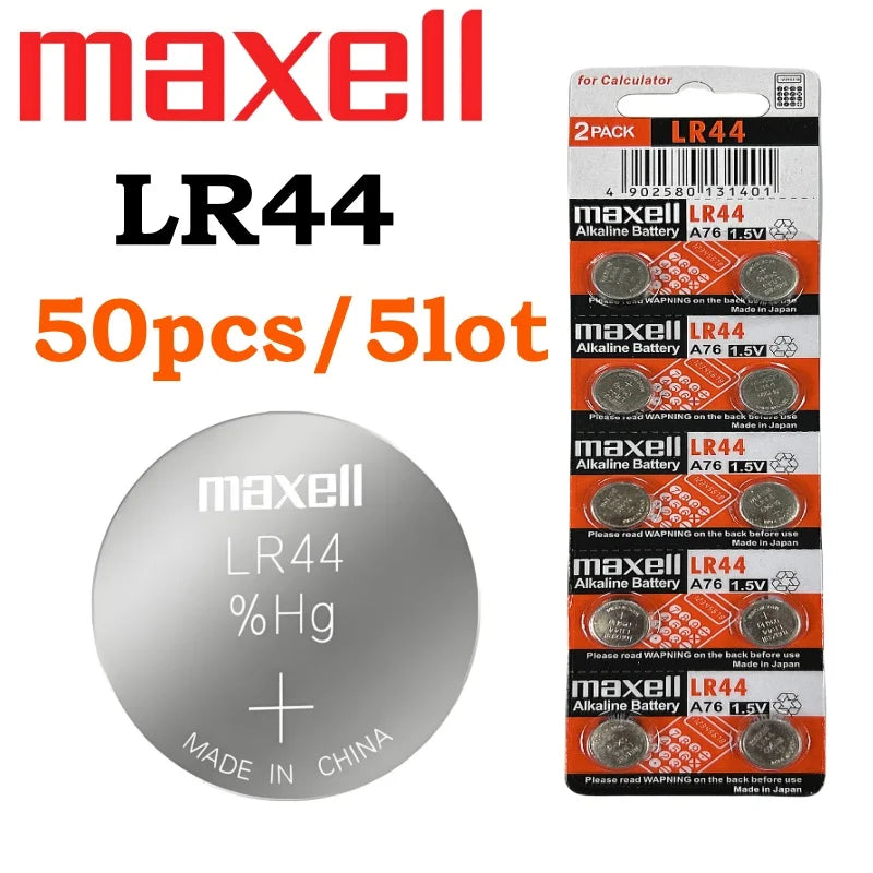 10-50pcs LR44 For A76 LR44 AG13 357 SR1154 LR1154 SR44 LR 44 Alkaline Batteries For Calculator Toy Remote Button Coin