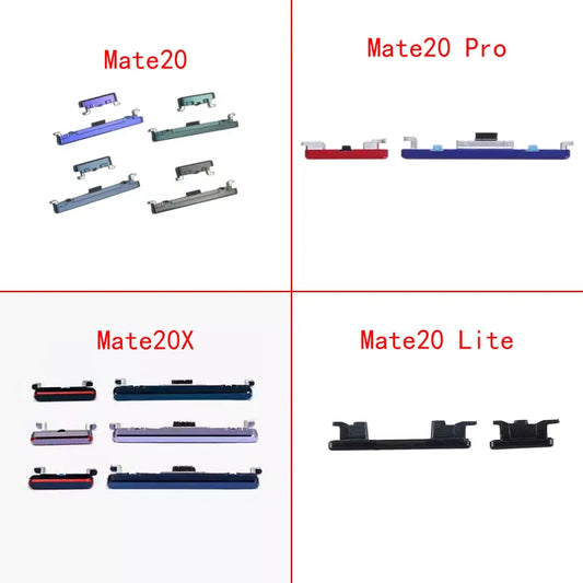1 Set Power Volume Side Buttons For Huawei Mate 20 Lite Pro 20Lite 20Pro 20X Audio Control Volume&Power Button Switch Keys