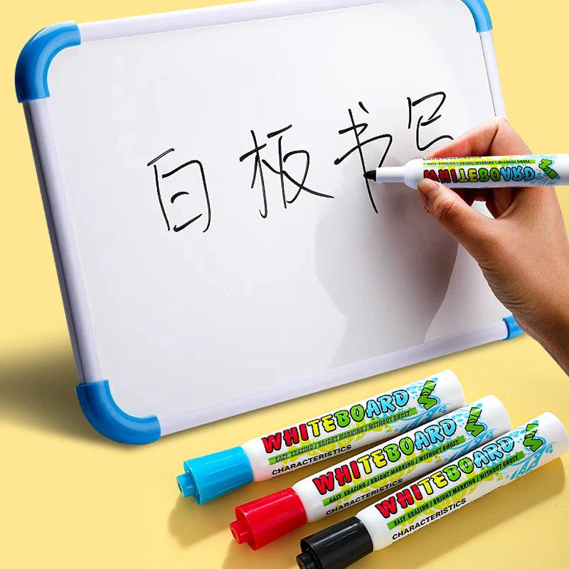 12 Colour Whiteboard Marker Set,Erasable, Refillable,Safety,Non-Toxic,High Capacity,Office,Conferencing,Educational Items