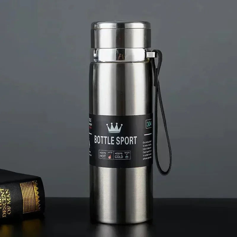 1L Thermal Water Bottle Keep Cold and Hot Water Bottle Thermos for Coffee Tea Water Vacuum Flasks Stainless Steel Thermos Bottle