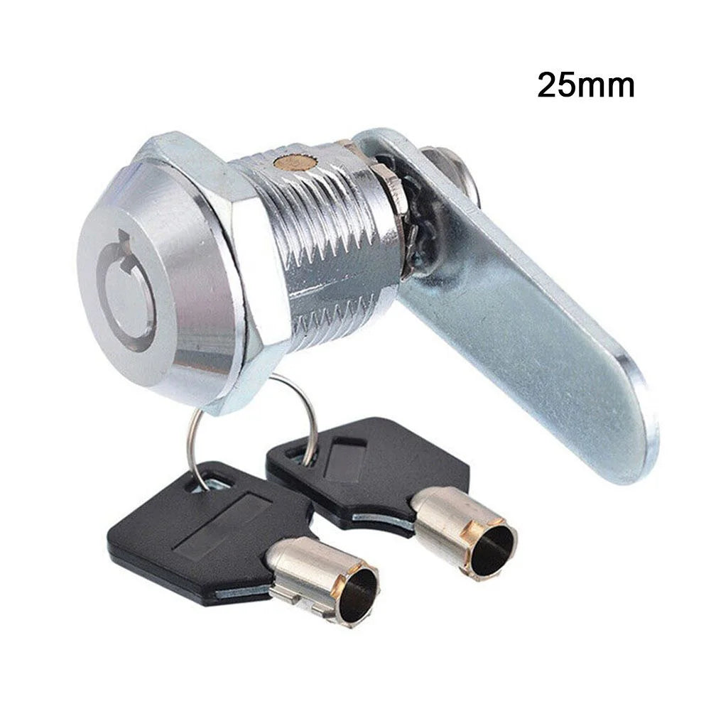 16/20mm MailBox Locker Cupboard Cam Lock Door Drawer Cabinet  + 2 Keys Furniture Locks Drawer DIY Cabinet Tools