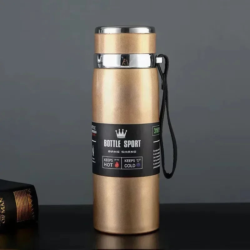 1L Thermal Water Bottle Keep Cold and Hot Water Bottle Thermos for Coffee Tea Water Vacuum Flasks Stainless Steel Thermos Bottle