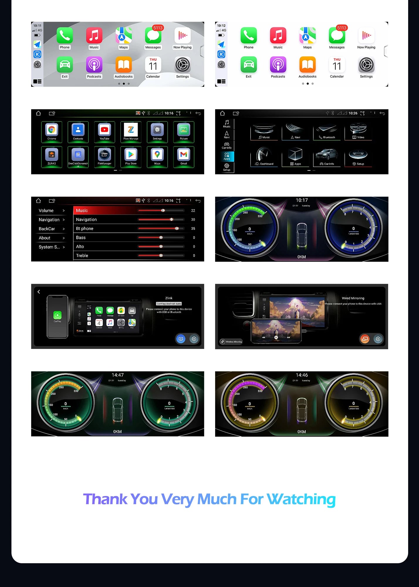 12.3 Inch For Audi A6 A6L A7 2012-2019 Android 14 Touch Screen Car Carplay Stereo Radio Auto Monitors Multimedia GPS Navigation