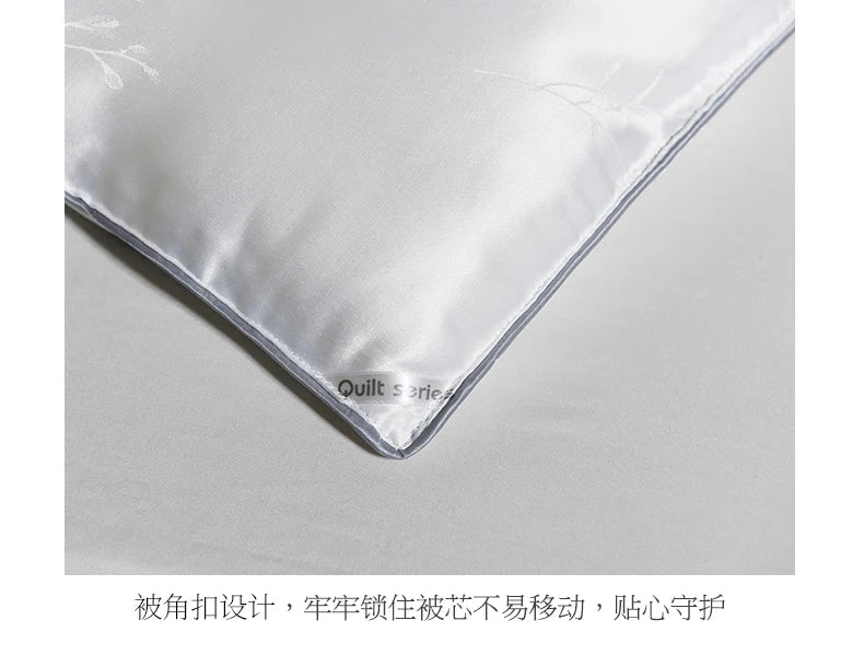 100% Mulberry silk quilt real silk spring autumn quilt thickened winter quilt cool high end warm comforter conditioning blanket
