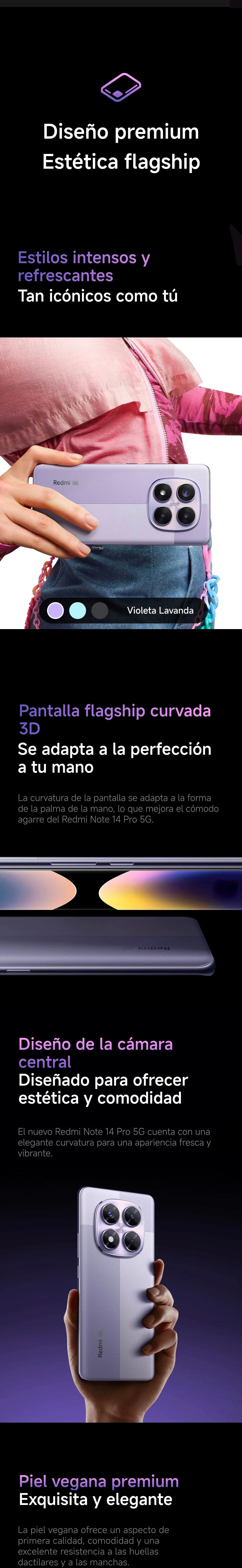 Xiaomi Redmi Note 14 Pro 5G European Version 256GB/512GB MTK Dimensity 7300-Ultra 6.67" AMOLED Display 120Hz 200MP Main Camera OIS 45W Charging, IP68, NFC