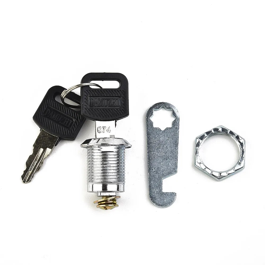 16/20/25/30mm Cam Lock Door Barrel Drawer Cabinet Mail Box Locker Cupboard + 2 Keys Cabinet Office Desk Letter Box Cam Locks