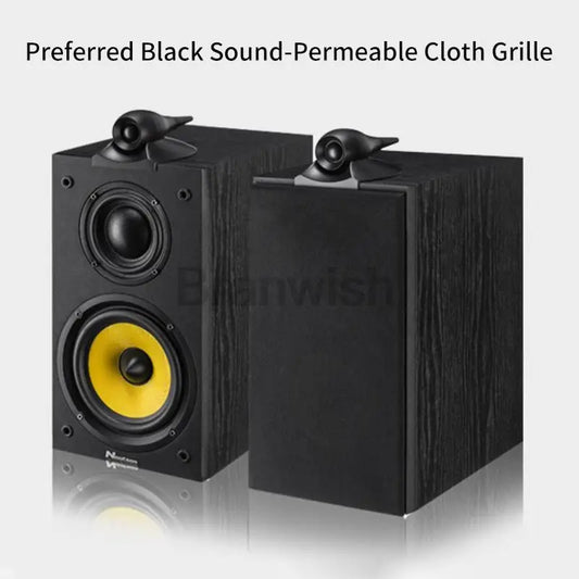 140W High-Power 6.5-inch Speaker Three-Way Bookshelf Speaker Hifi Fever 2.0 Audio Passive Home Theater Enthusiast Speaker 8Ω