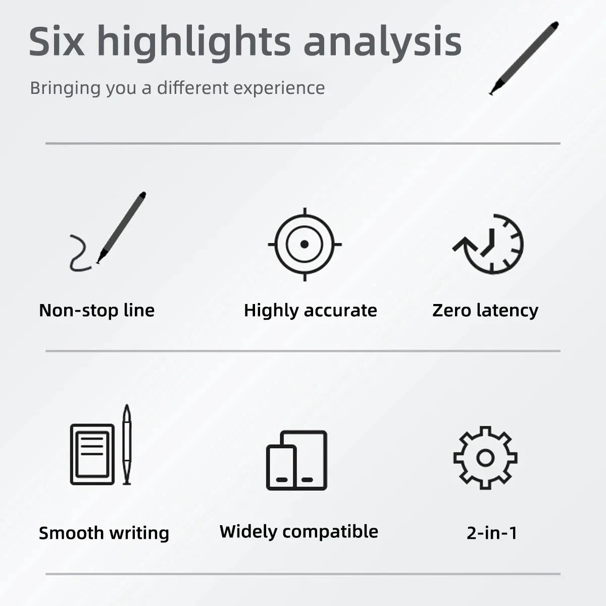 10Pcs Touch Pencil 2 in 1 Universal Stylus Pen for Tablet Laptop IPad IPhone Drawing Screen Tablet Pen for Huawei Samsung Phone