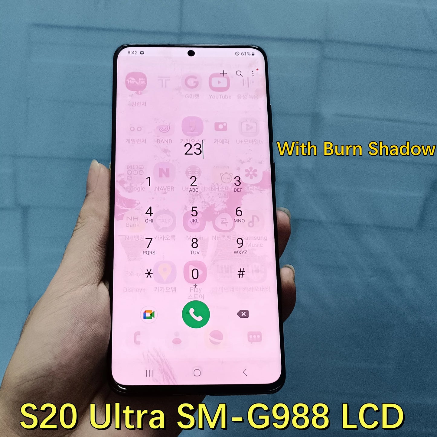 100% Work For Samsung Galaxy S20 Ultra G988 G988F LCD Display Touch Screen Digitizer Assembly For Samsung S20Ultra LCD With Line