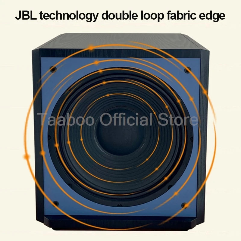 12/10 Inch Active Subwoofer Speaker High Power HiFi Fever Wooden Subwoofer Home Theater Audio Sound Box For AMP/PC/TV/DVD/CD