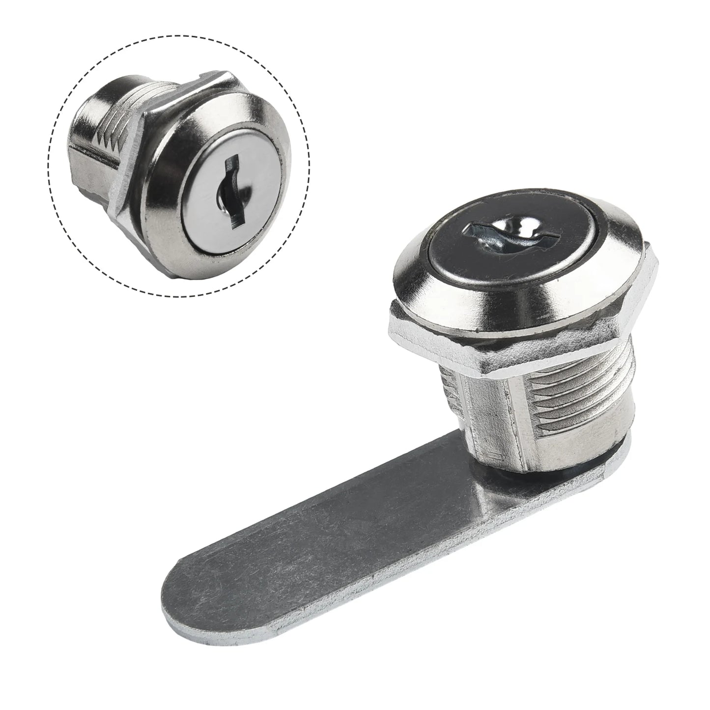 16/20/25/30mm Cam Lock Door Cabinet Mailbox Security Lock Drawer Cupboard Locker With 2 Keys Furniture Hardware