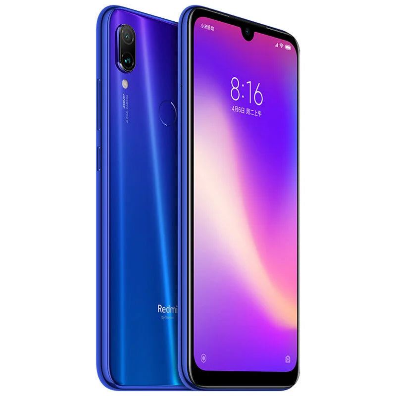 Xiaomi Redmi Note 7 PRO Original Smartphone 6GB 128GB Snapdragon 660AIE Android Mobile Phone 48.0MP+5.0MP Rear Camera cellphone