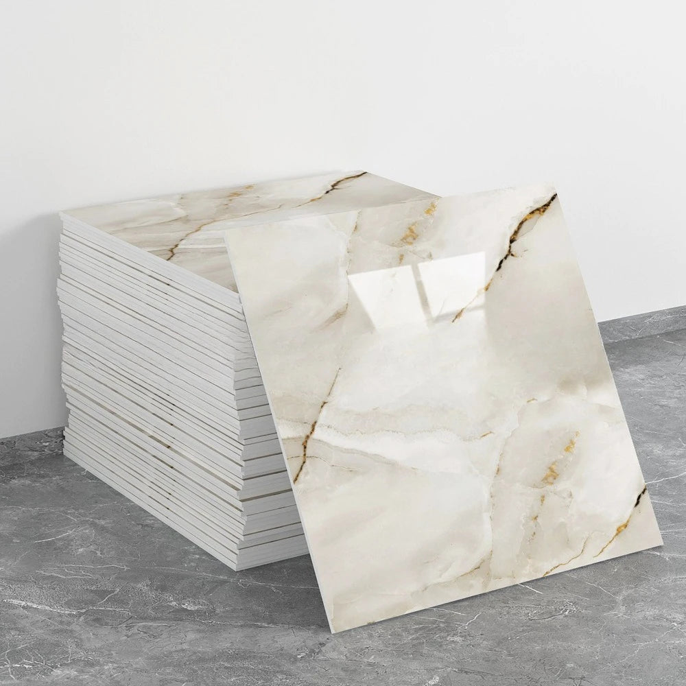 10-40PCS Imitation 3D Marble Wall Sticker Self Adhesive Waterproof Oilproof Wallpaper for Kitchen Tile Wall DIY Home Decoration