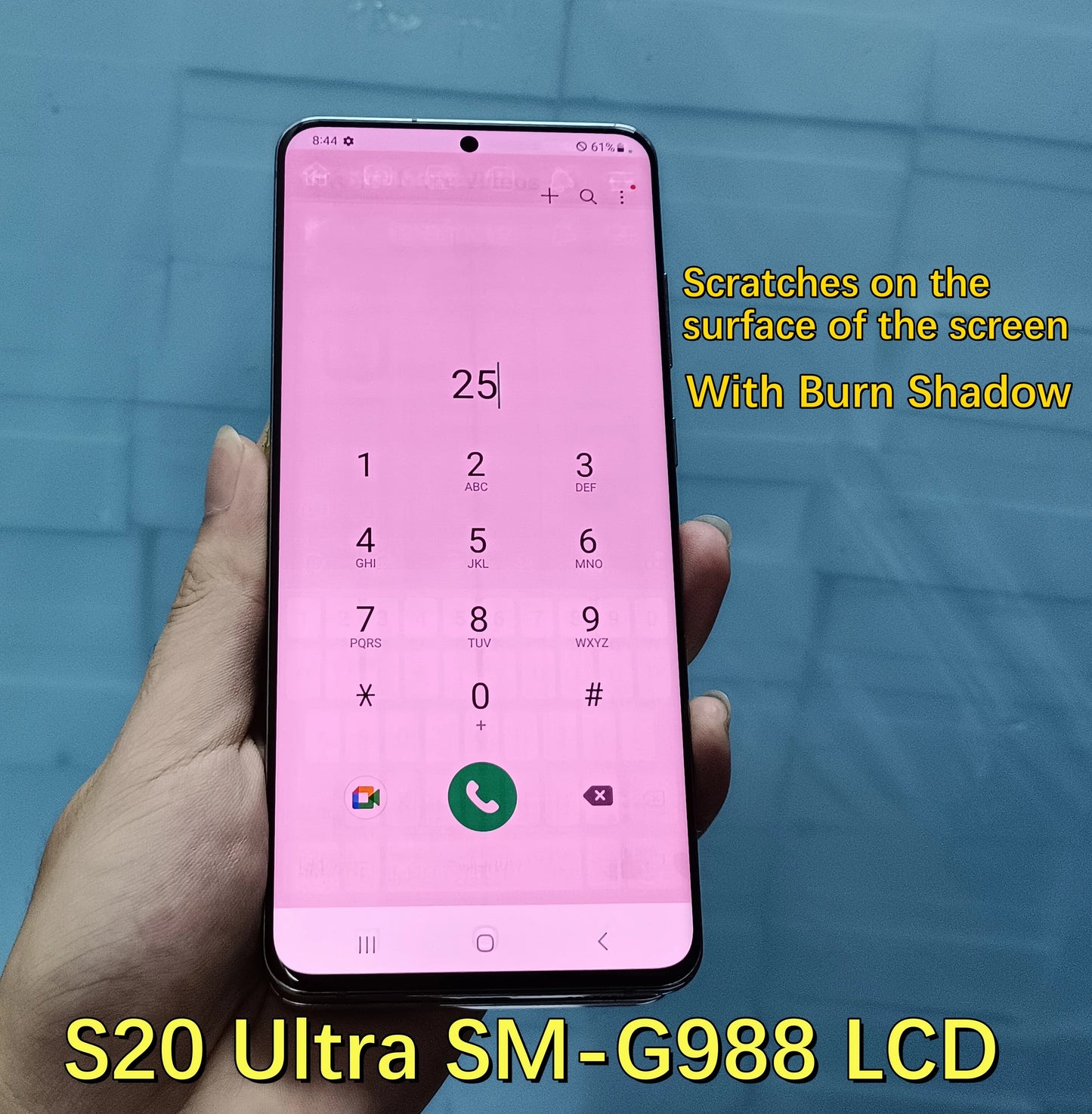 100% Work For Samsung Galaxy S20 Ultra G988 G988F LCD Display Touch Screen Digitizer Assembly For Samsung S20Ultra LCD With Line