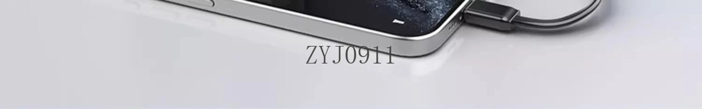 *Plug, power bank, its own cable, three-in-one can be put on the plane, ultra-thin, compact and portable mobile power supply.