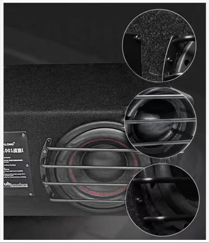 10/12 Inch 300/330W Dual Magnetic Dual Coil Passive Speaker Super Subwoofer Car Audio Fever DIY High Power Car Speaker