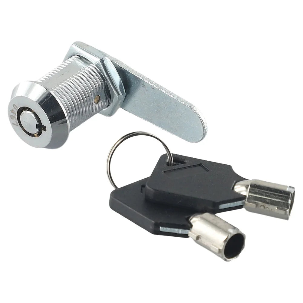 16/20mm MailBox Locker Cupboard Cam Lock Door Drawer Cabinet  + 2 Keys Furniture Locks Drawer DIY Cabinet Tools